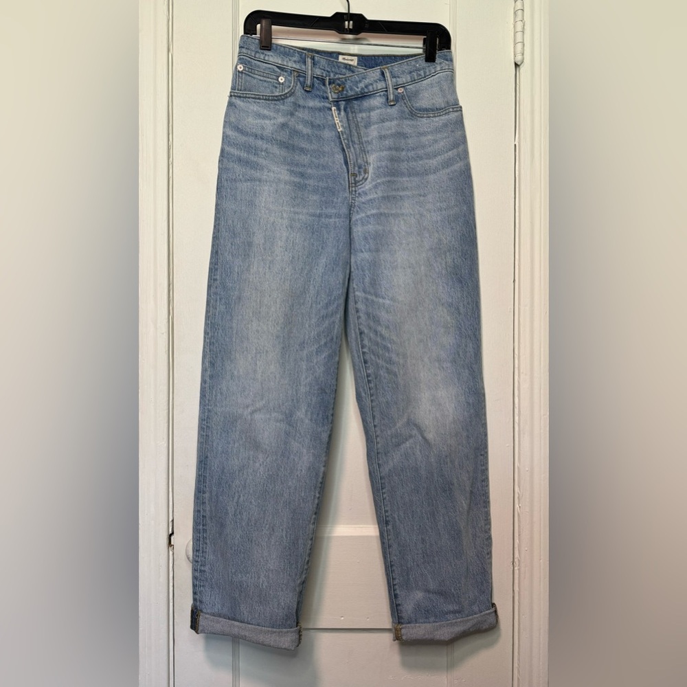 Madewell crossover waist jeans